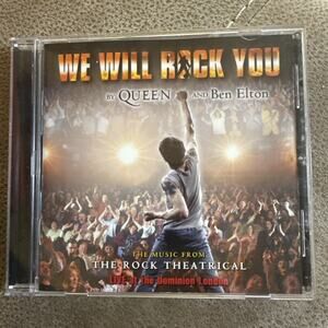 We Will Rock You Live In London Promo Cast Recording CD Queen & Elton John ‘03